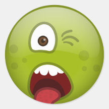 Angewidert Runde Sticker