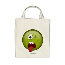 Angewidertes Grün Taschen