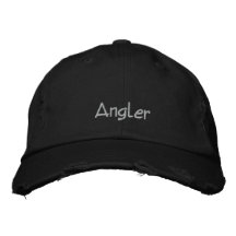 Angler gestickte Baseballmütze/Hut