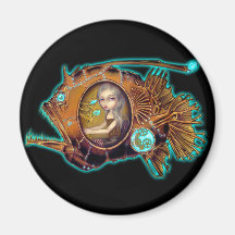 "Anglerfish-Unterseeboot-" Magnet Magnete