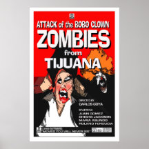 Angriff der Bobo-Clown-Zombies Poster