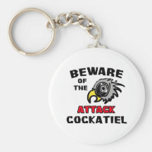 AngriffCockatiel Schlüsselanhänger
