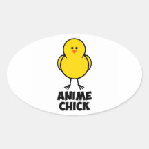 Anime-Küken Aufkleber