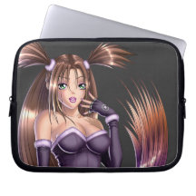 Anime-Mädchen - Nikki Laptop Sleeve Schutzhülle