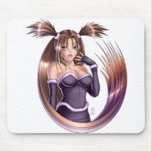 Anime-Mädchen - Nikki Mousepads