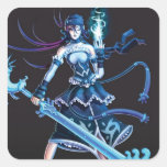 Anime-Piraten-Mädchen Aufkleber