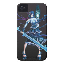 Anime-Piraten-Mädchen iPhone 4 Hüllen