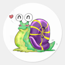 AnimeSnail Runder Aufkleber