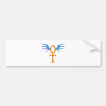 Ankh Anch Flügel wings Autosticker