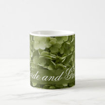 Annabelle Hydrangea-Hochzeits-Kaffeetasse