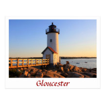 Annisquam Leuchtturm Gloucester-Kap Ann Postkarte