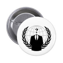 Anonymer Patriotismus Anstecknadelbutton