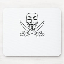 Anonymer Pirat Mousepad