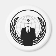 Anonymes internationales Logo Magnete