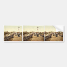 Ansicht vom Pier, I., Southend-auf-Meer, England r Autoaufkleber