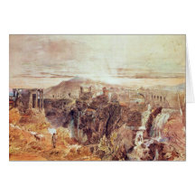 Ansicht von Tivoli durch Palmer Samuel (beste Qual Grußkarte