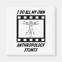 Anthropologie-Bremsungen Kühlschrankmagnete