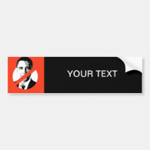 ANTI-BARACK OBAMA AUTO STICKER