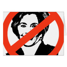 ANTI-BOXER: Anti-Barbara Boxer Grußkarte