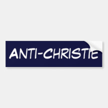 Anti-Christie Autosticker