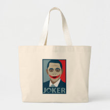 Anti-Obama-Joker Leinentasche