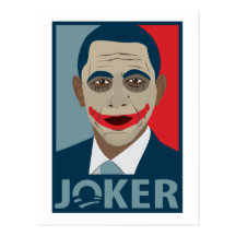 Anti-Obama-Joker Postkarten