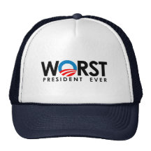 Anti-Obama - schlechtestes Schwarzes Präsidenten E Netz Caps