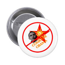 Anti-Obama-Sozialismus Anstecknadelbutton