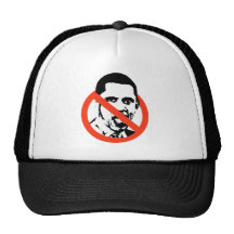 ANTI-OBAMA T-SHIRT BASEBALL CAP