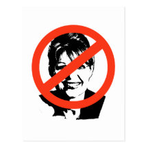 ANTI-PALIN: Anti-Sarah Palin Postkarten