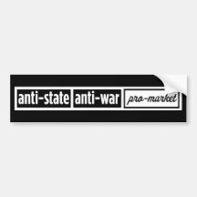 Anti-Staat Autoaufkleber