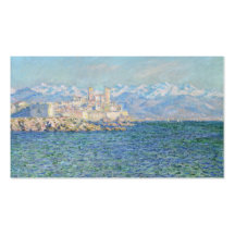 Antibes, Nachmittags-Effekt - Claude Monet Visitenkarten Vorlagen