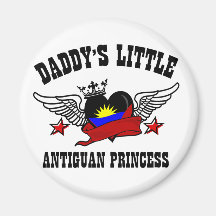 Antiguanische Prinzessin Magnets