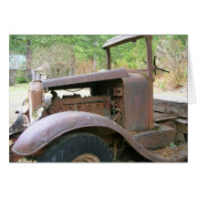 Antiker LKW Karte