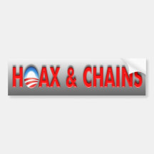 Antiobama-Hokuspokus u. -ketten Auto Sticker