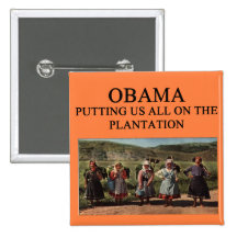 Antiobama-Plantage Anstecknadelbutton