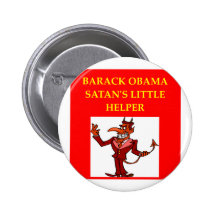 Antiobama-Witz Anstecknadelbutton