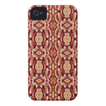 Antique Brown Sepia Lace Pattern iPhone 4 Case-Mate Cases