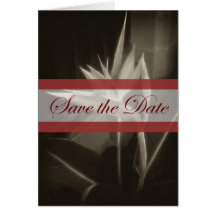 Antiqued Paradiesvogel 10 Save the Date Wedding Grußkarten