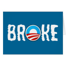 AntiSchulden AntiObama Grußkarte