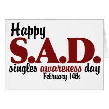 antivalentine S.A.D. Grußkarte