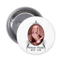 Antonio Vivaldi Anstecknadelbutton