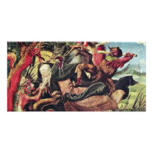 Antonius-Altar-links Flügel-Außenseite: Dämonen To Fotokarten