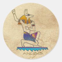ANUBIS altes ägyptisches Gott-Geschichtsaufkleber-