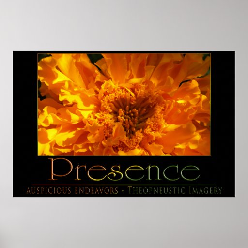 Anwesenheit Posterdrucke