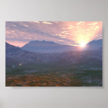 Apache-Sonnenaufgang Posterdruck