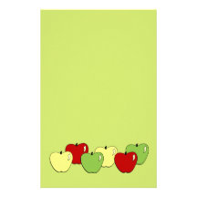 Apfel-Briefpapier Individuelle Büropapiere