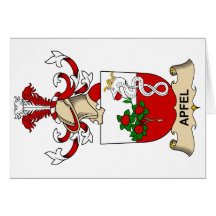 Apfel Familienwappen Karten