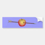 Apfel Pfeil sagen Apfelpfeil Auto Sticker