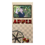 Apfelsammeln-Fotokarte